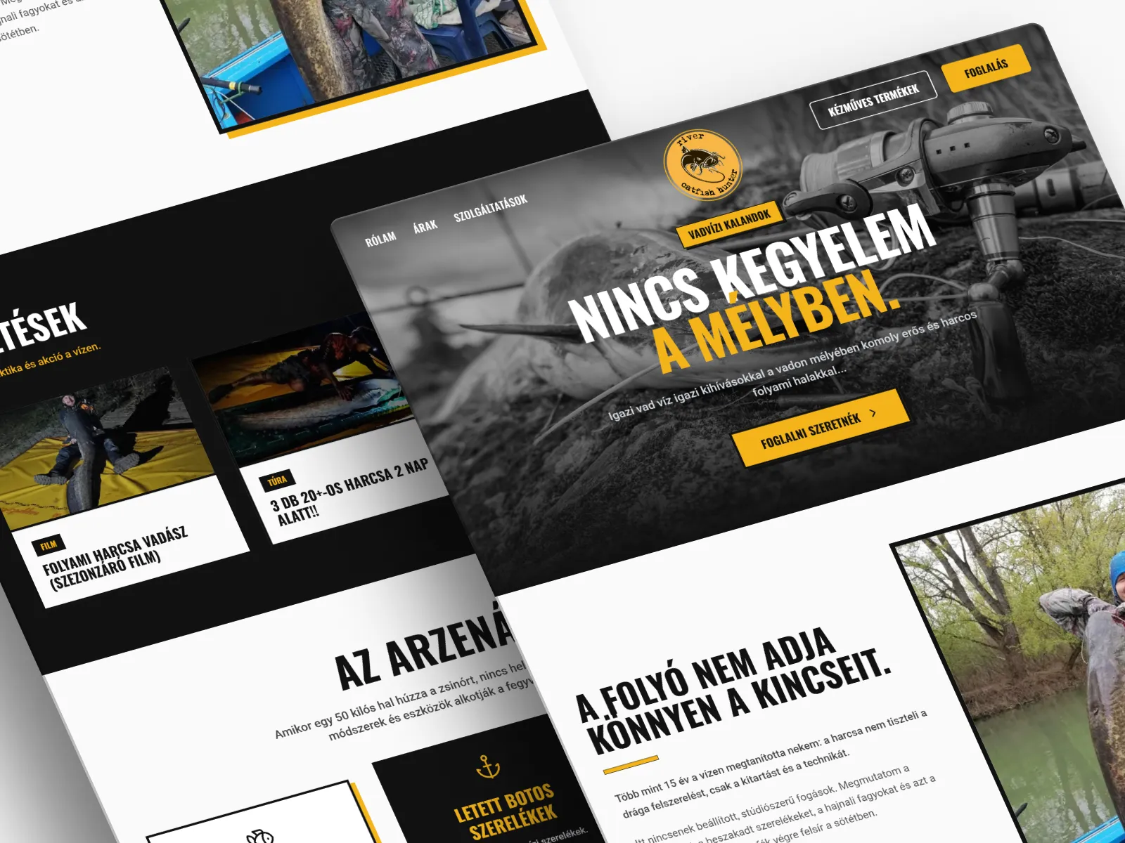 Folyami harcsavadász - túraszervező